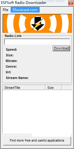 ESFSoft Radio Downloader