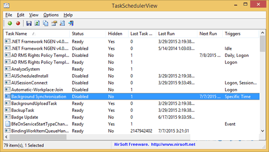 TaskSchedulerView