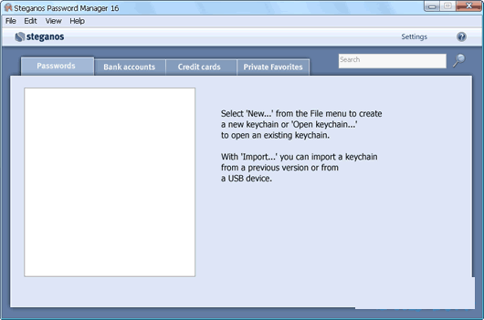 ����������� Steganos Password Manager