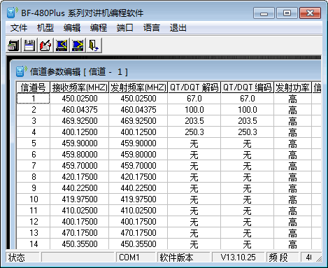 科能对讲机写频工具