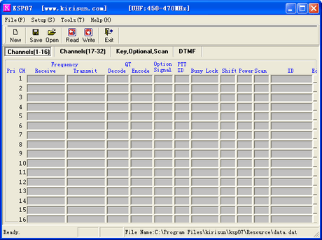 科立讯PT-278/378写频工具