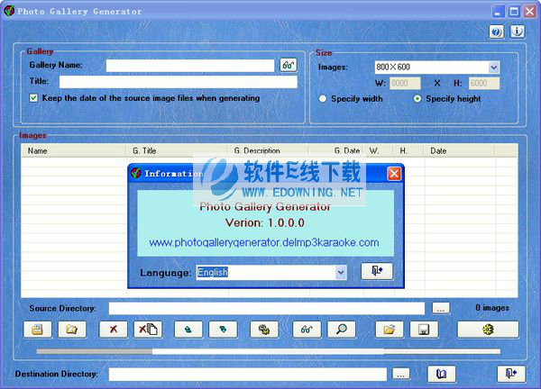 Photo Gallery Generator