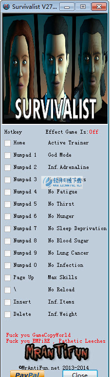 幸存者全能修改器+14