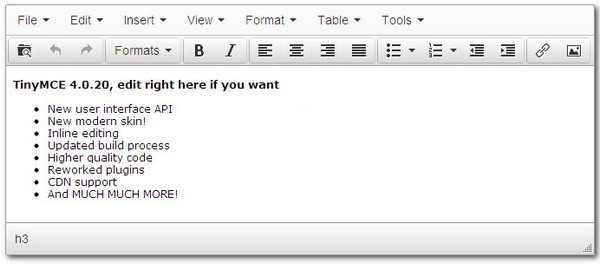 TinyMCE���ӻ�HTML�༭��