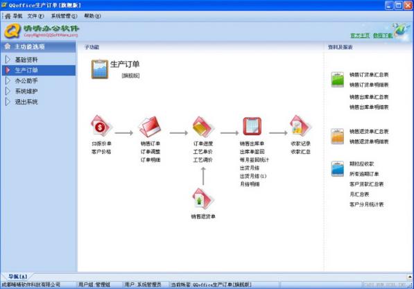 QQoffice送货单管理系统