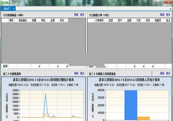 迷你云进销存管理系统
