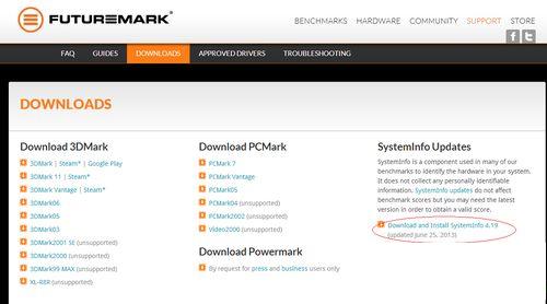 Futuremark SystemInfo
