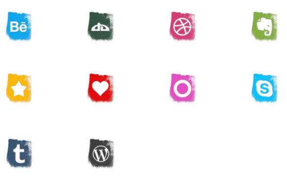 彩色油画系列电脑图标