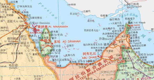 卡塔尔地图全图