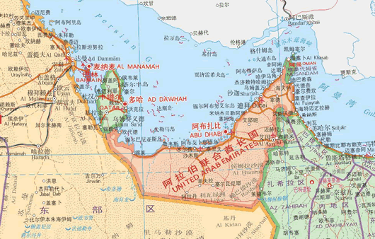 卡塔尔地图全图