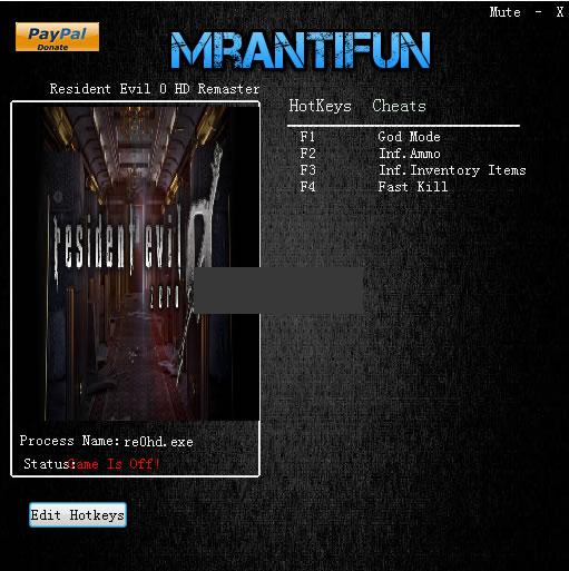 生化危机0高清版无限子弹修改器