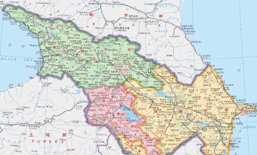 格鲁吉亚地图全图