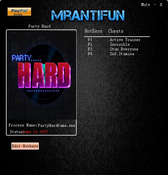 疯狂派对三项修改器