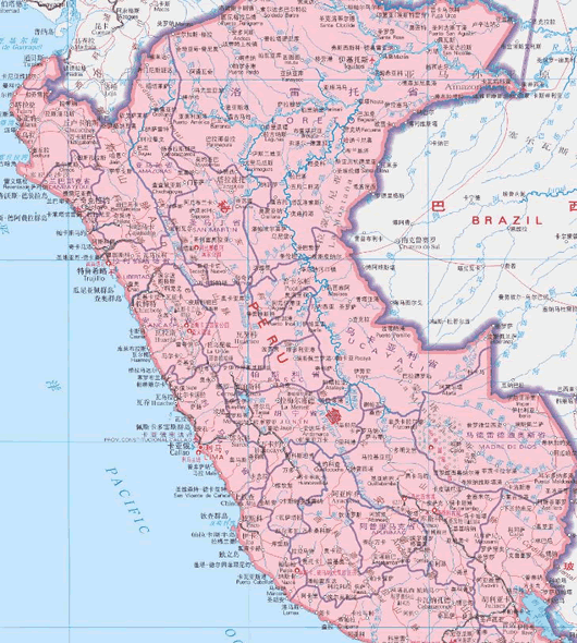 秘鲁地图