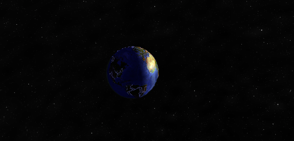 三维世界地图屏保