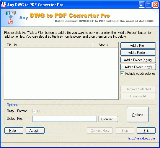 Any PDF to DWG Converter