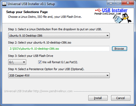 Universal USB Installer
