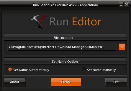 Run Editor