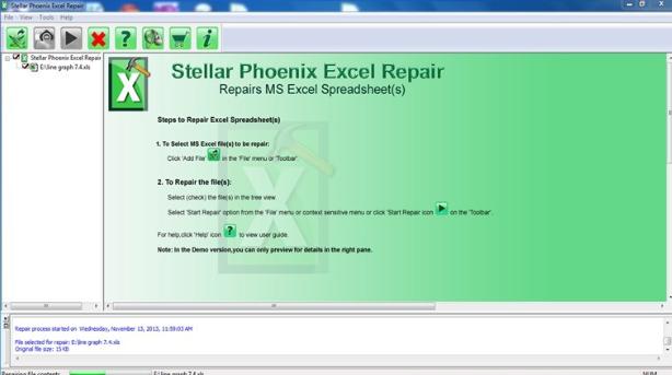 Stellar Phoenix Excel Repair