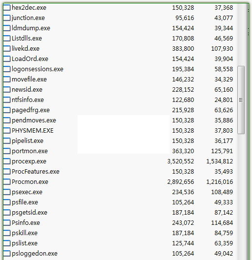 Windows Sysinternals Suite系统工具箱