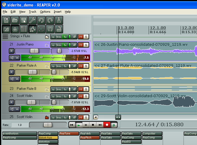 REAPER��Ƶ¼�Ʊ༭��