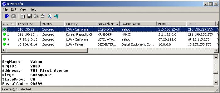 IPNetInfo查询IP地址源地址