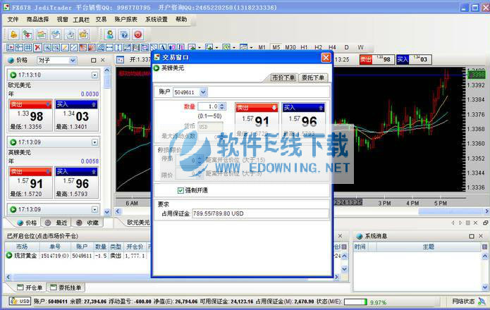 易汇通外汇黄金模拟交易系统