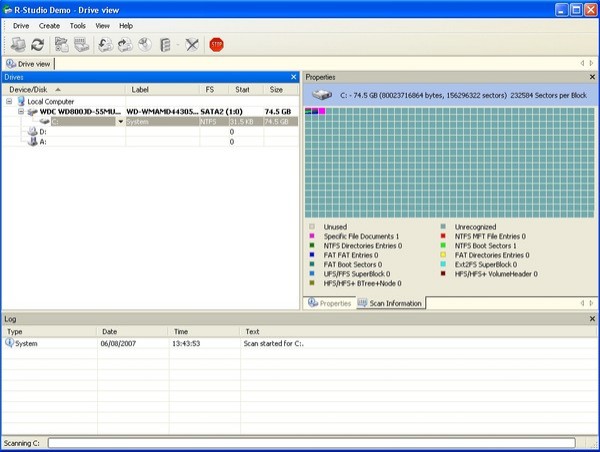 数据恢复,R-Studio
