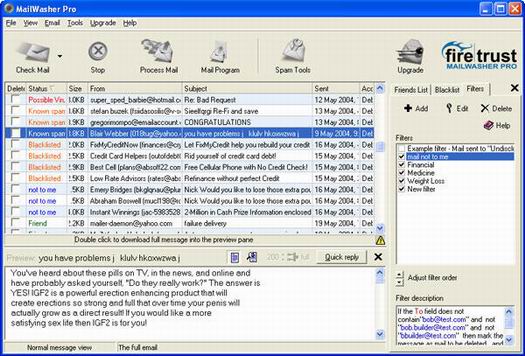 MailWasher Pro反垃圾邮件工具