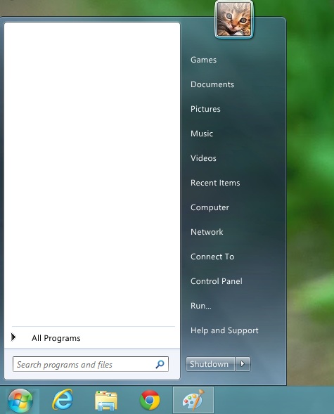 Windows 8 Metro Start Menu