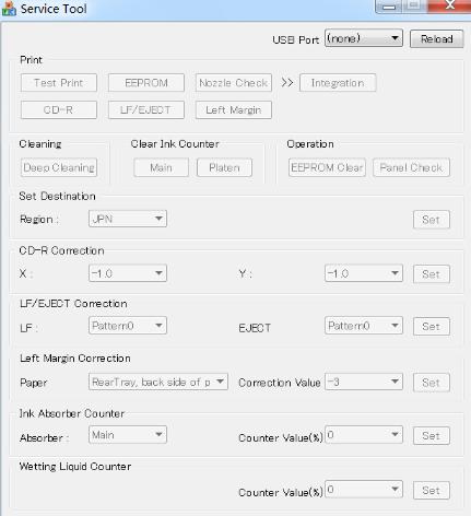 佳能 IP4700 清零工具