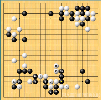 柯洁对战阿尔法狗第二局动态棋谱图