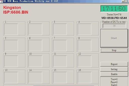 SSS6688主控芯片为TC58NC6686GIF封装量产工具