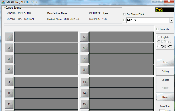 群联Phison MPALL 9000 v3.63.0C量产工具
