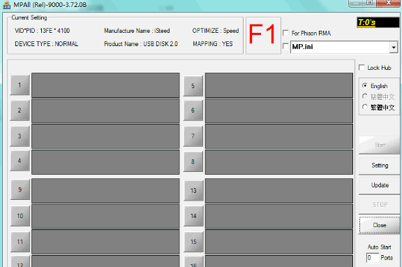 群联Phison MPALL v3.72.0B版量产工具