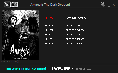 失忆症黑暗后裔六项修改器