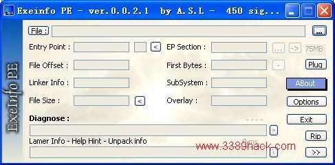 可执行程序检查器ExEinfo PE
