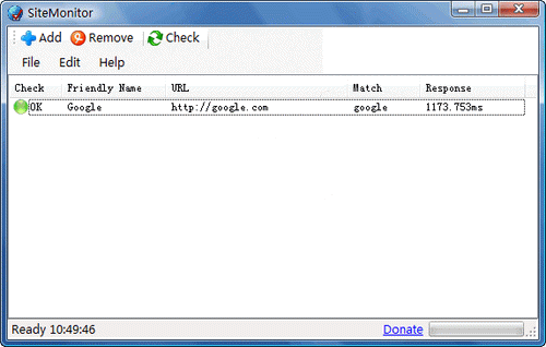 SiteMonitor监测ping您的网站