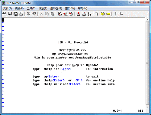 gvim 文本编辑器
