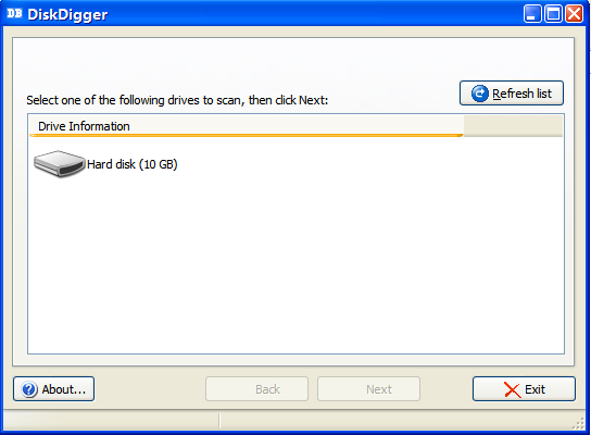 DiskDigger文件误删恢复工具