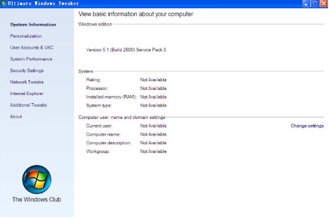 Ultimate Windows Tweaker