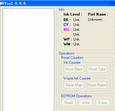 CANON MP150打印机清零工具