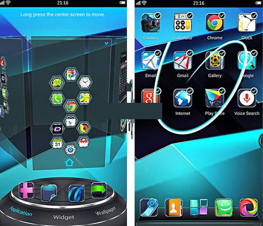 Next Launcher 3D Shell