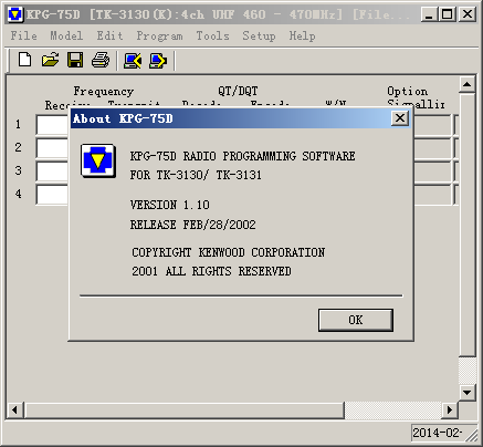 建伍TK-3130/TK3131写频工具