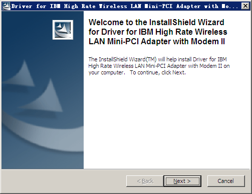 IBM ThinkPad T30笔记本无线网卡驱动