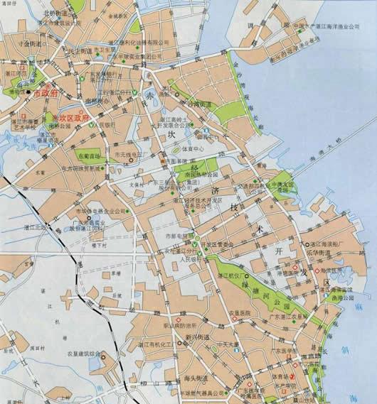 湛江市区地图全图