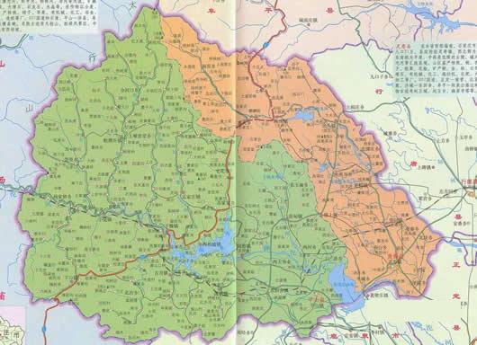 平山县地图全图