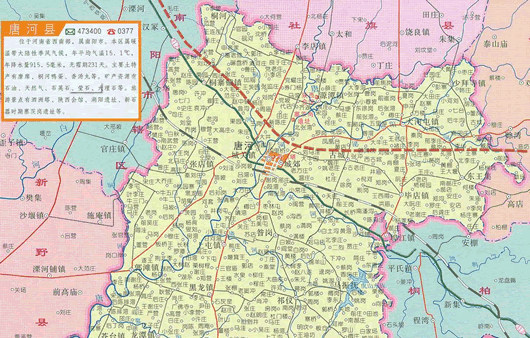 唐河县地图全图高清版