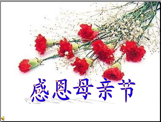 感恩母亲节主题班会课件