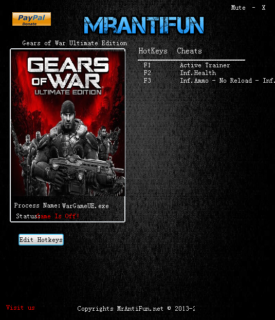 战争机器终极版四项修改器